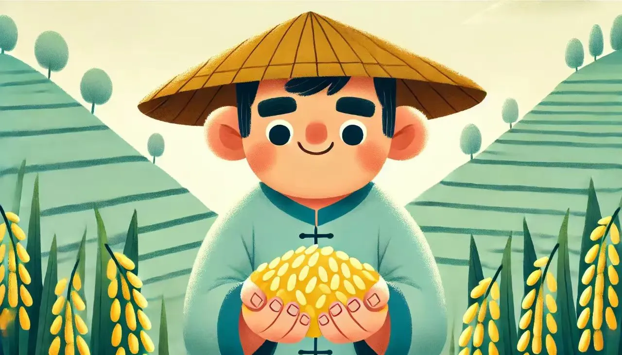 节约粮食，反对浪费，从你我做起！-皇家山